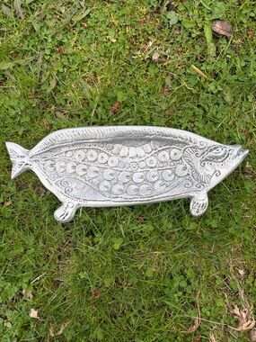 Don Drumm Aluminum Trout Decorative Dish